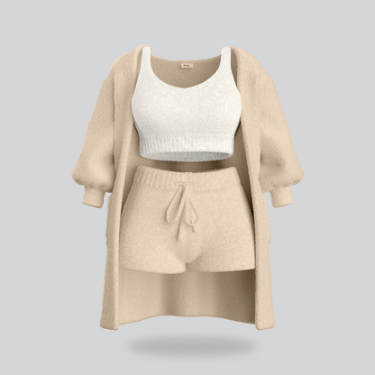 Comfortable Beige Knitwear