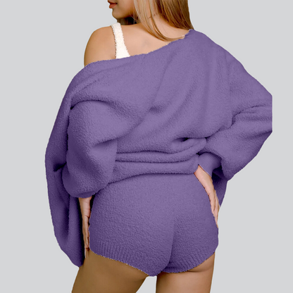 Comfortable Purple Knitwear