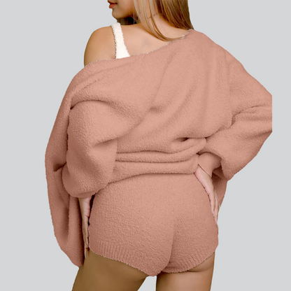 Cozy Medium Sand Knit Clothing