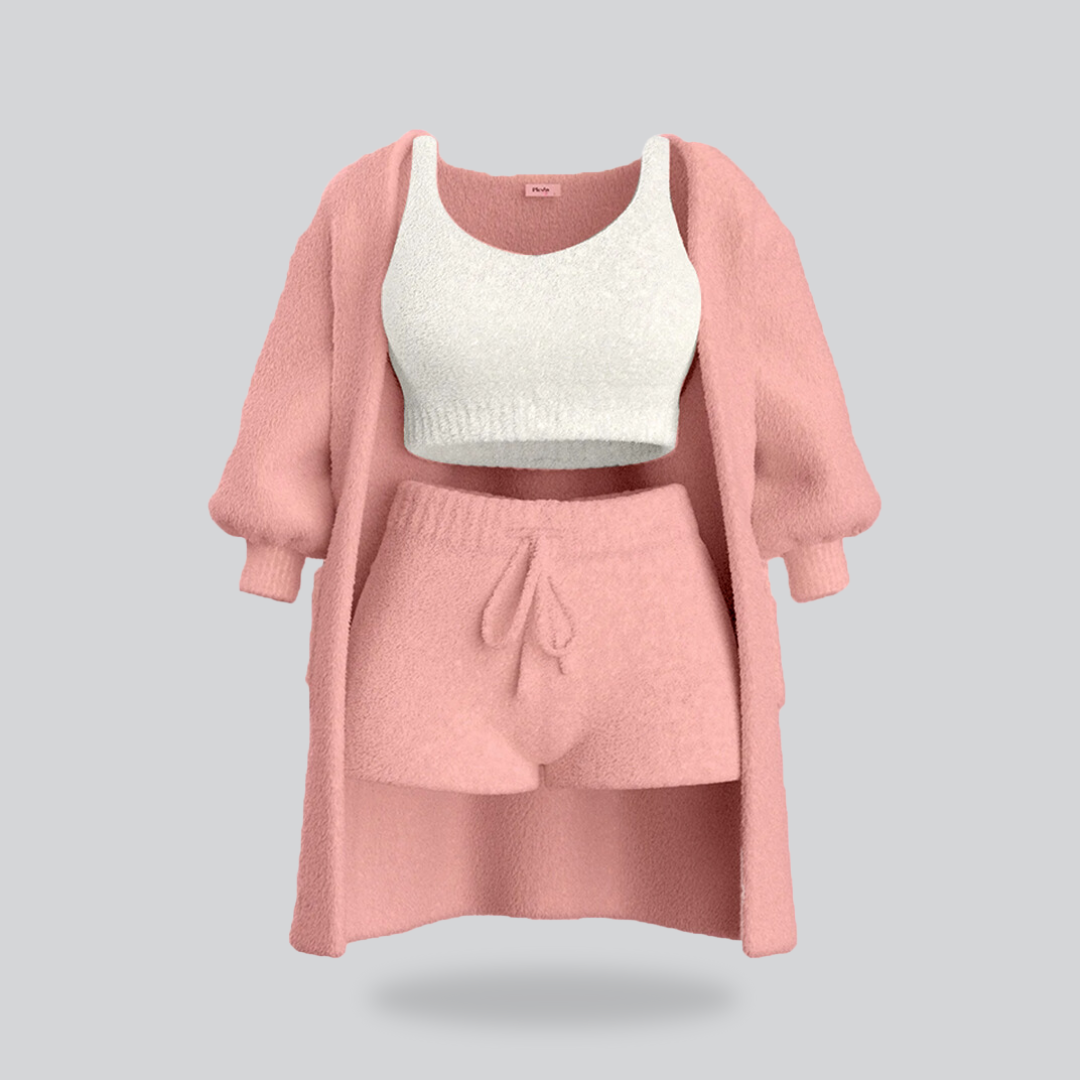 Cozy Pink Knit Clothing