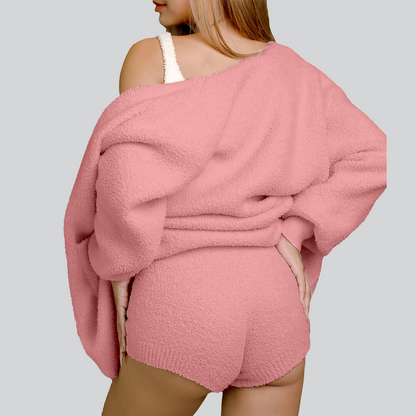 Cuddly Knitwear in Pink