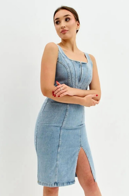 DENIM SUMMER DRESS