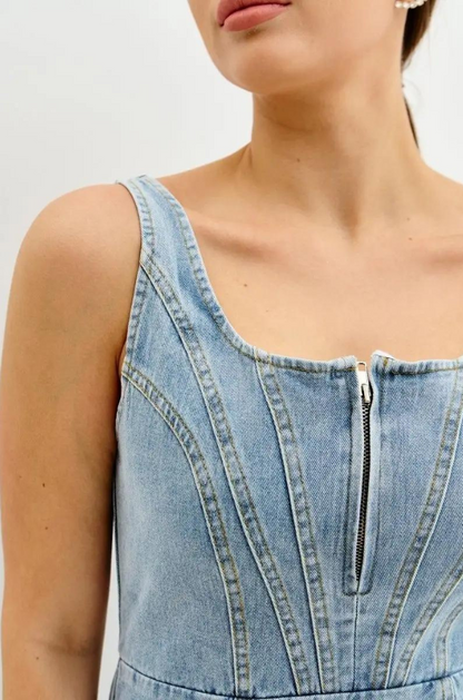 DENIM SUMMER DRESS