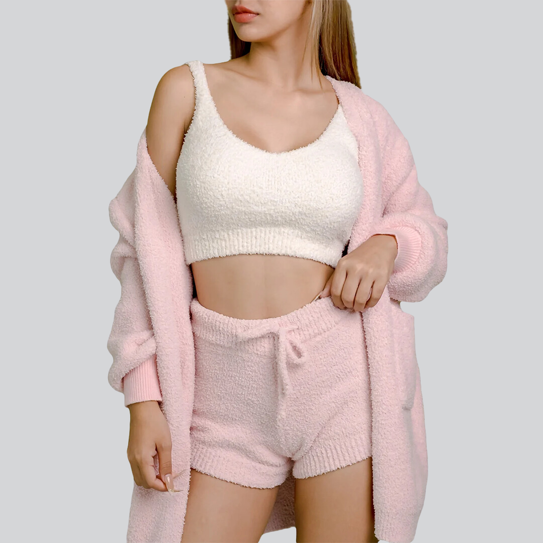 Cozy Pink Knit Clothing