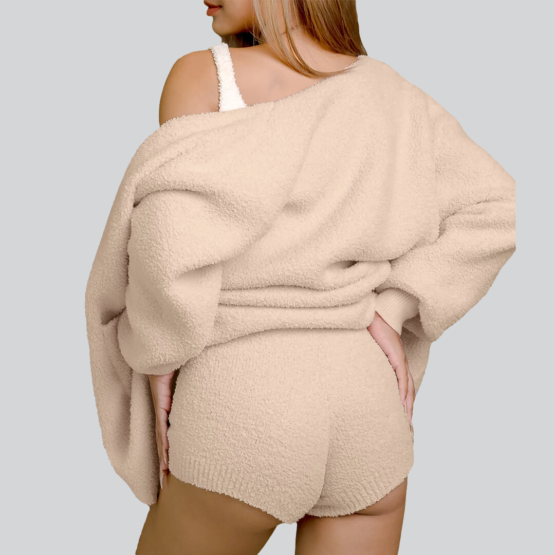 Soft Beige Knit Clothing